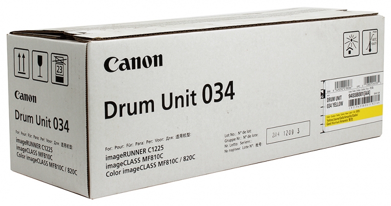 Скупка картриджей drum C-EXV034 Y 9455B001 в Смоленске